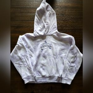 Nike Cropped Hoodie in Tie Dye